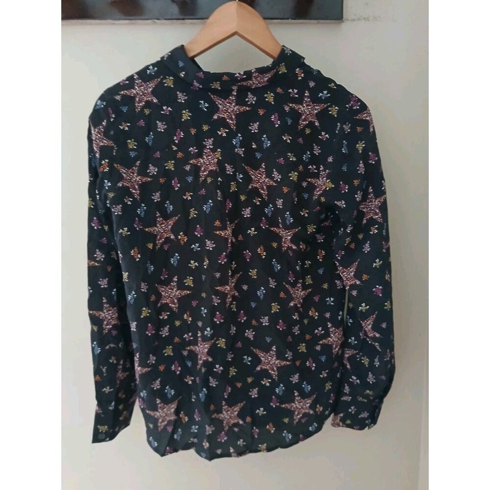 Boden 100% Silk Button Down Blouse - Picture 7 of 9